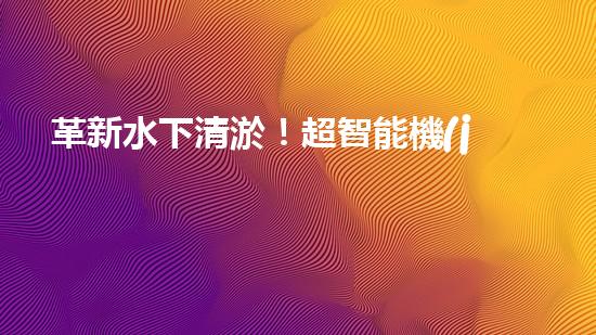 革新水下清淤！超智能機(jī)器人沉淀池設(shè)計圖曝光，你想知道它的神奇之處嗎？